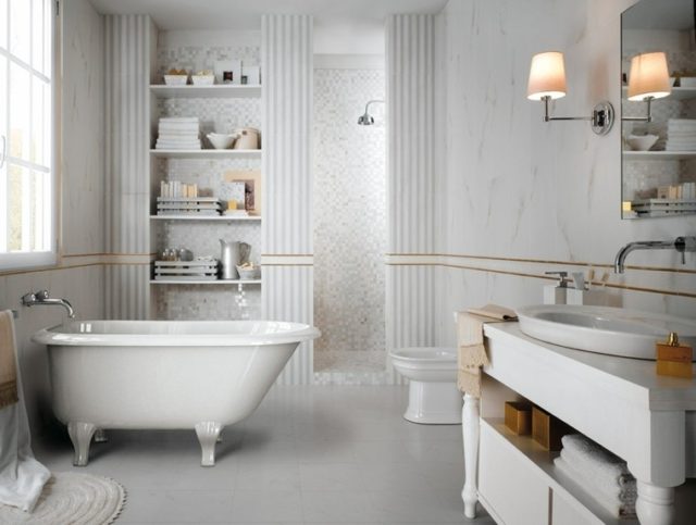 Azulejos para baño color gris: pisos y azulejos para baños ...