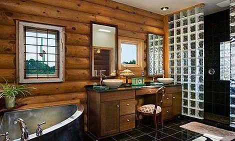 Muebles de baño rusticos bathroom-decor-rustic
