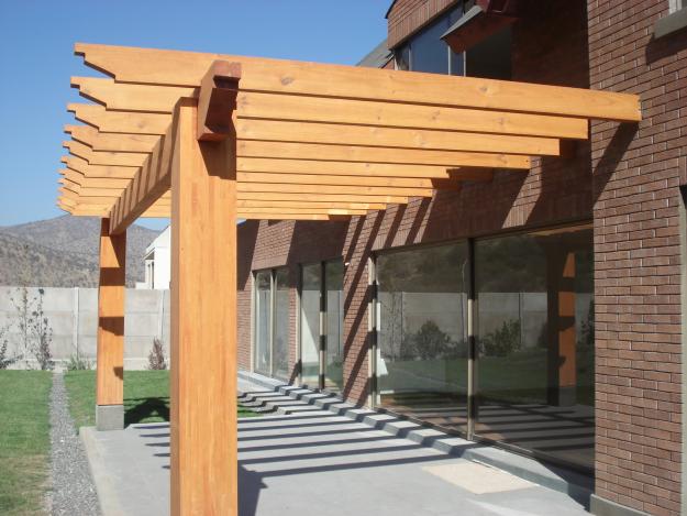 De 50 ideas de techos de madera para terrazas Patio interior Techados diseño