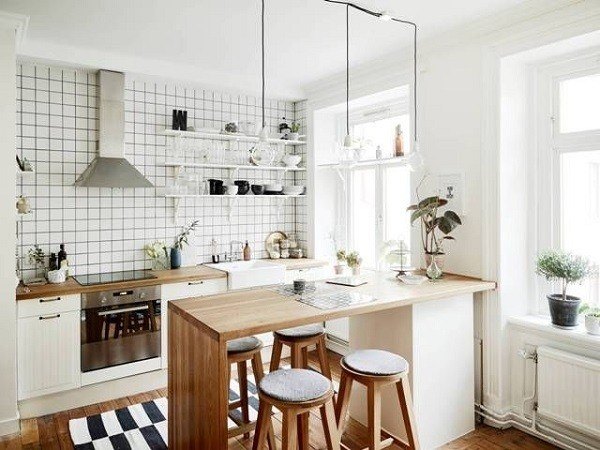 De 100 fotos de cocinas pequeñas modernas de 2017 Diseño de cocinas de madera