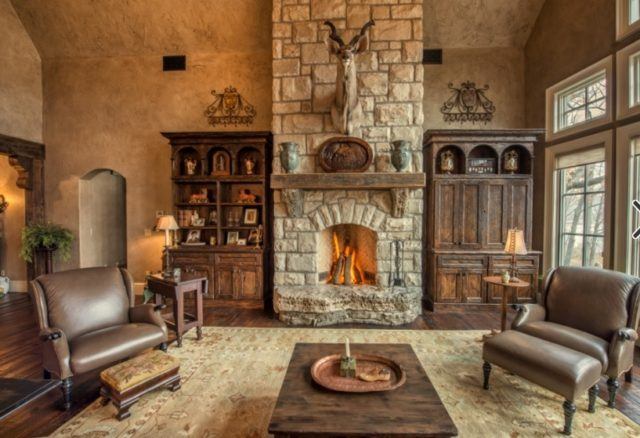 100 fotos con ideas de chimeneas rústicas En chimenea Esquina diseño